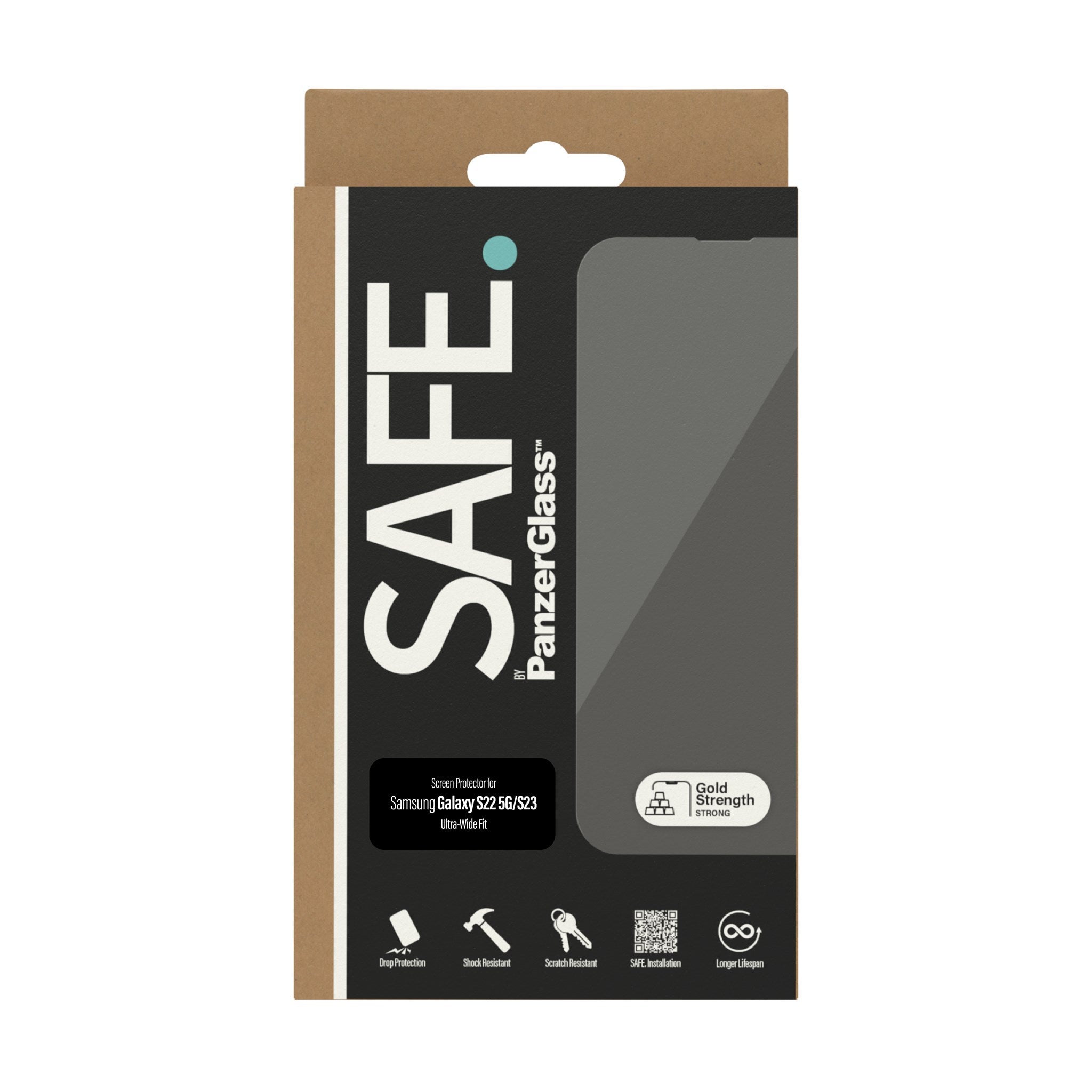 SAFE. by PanzerGlass® Screen Protector Samsung Galaxy S22 5G | S23 | Ultra-Wide Fit